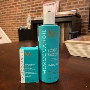 Moroccanoil Hydrating Shampoo and Light Treatment Hair Oil